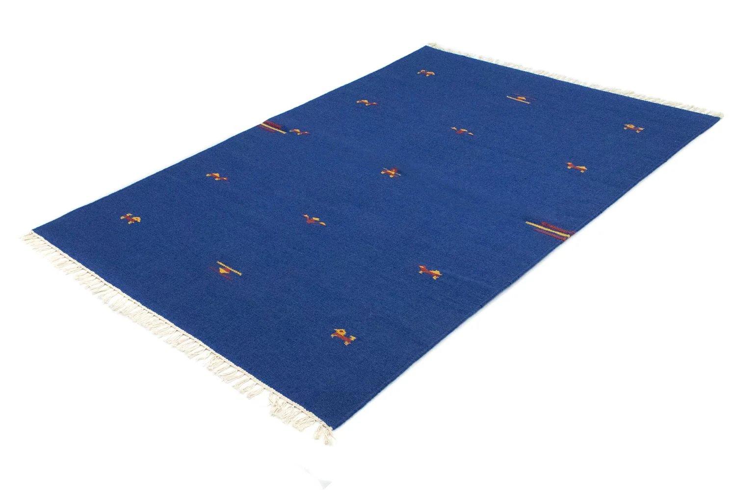Kelim Teppich - Trendy 180 x 120 cm - blau - Image 4