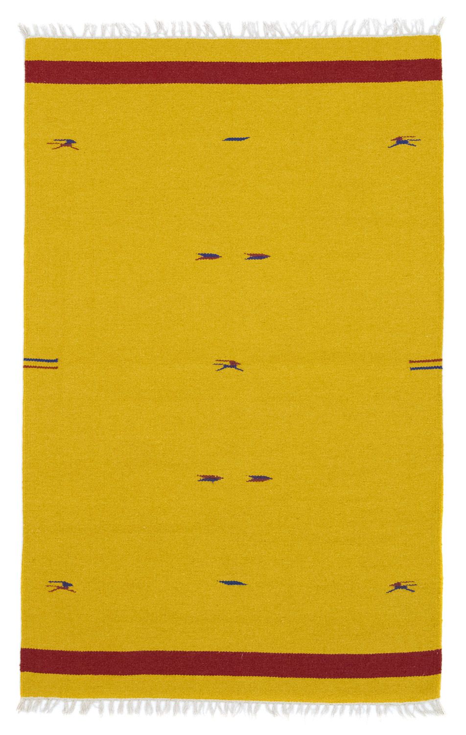Kelim Teppich - Trendy 180 x 120 cm - gelb