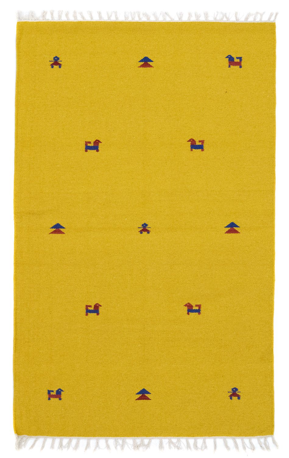 Kelim Teppich - Trendy 180 x 120 cm - gelb