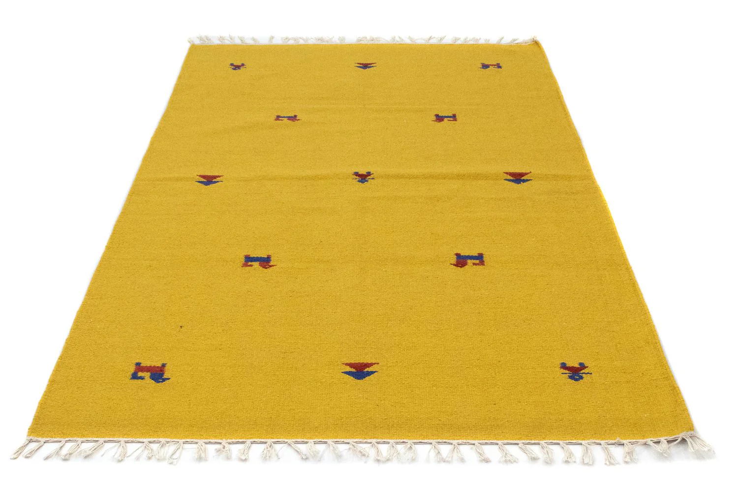 Kelim Teppich - Trendy 180 x 120 cm - gelb - Image 5
