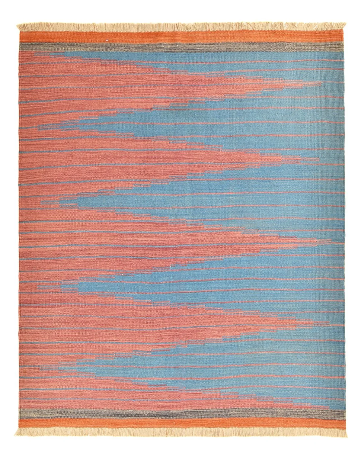 Kelim Teppich - Trendy - 188 x 155 cm - mehrfarbig