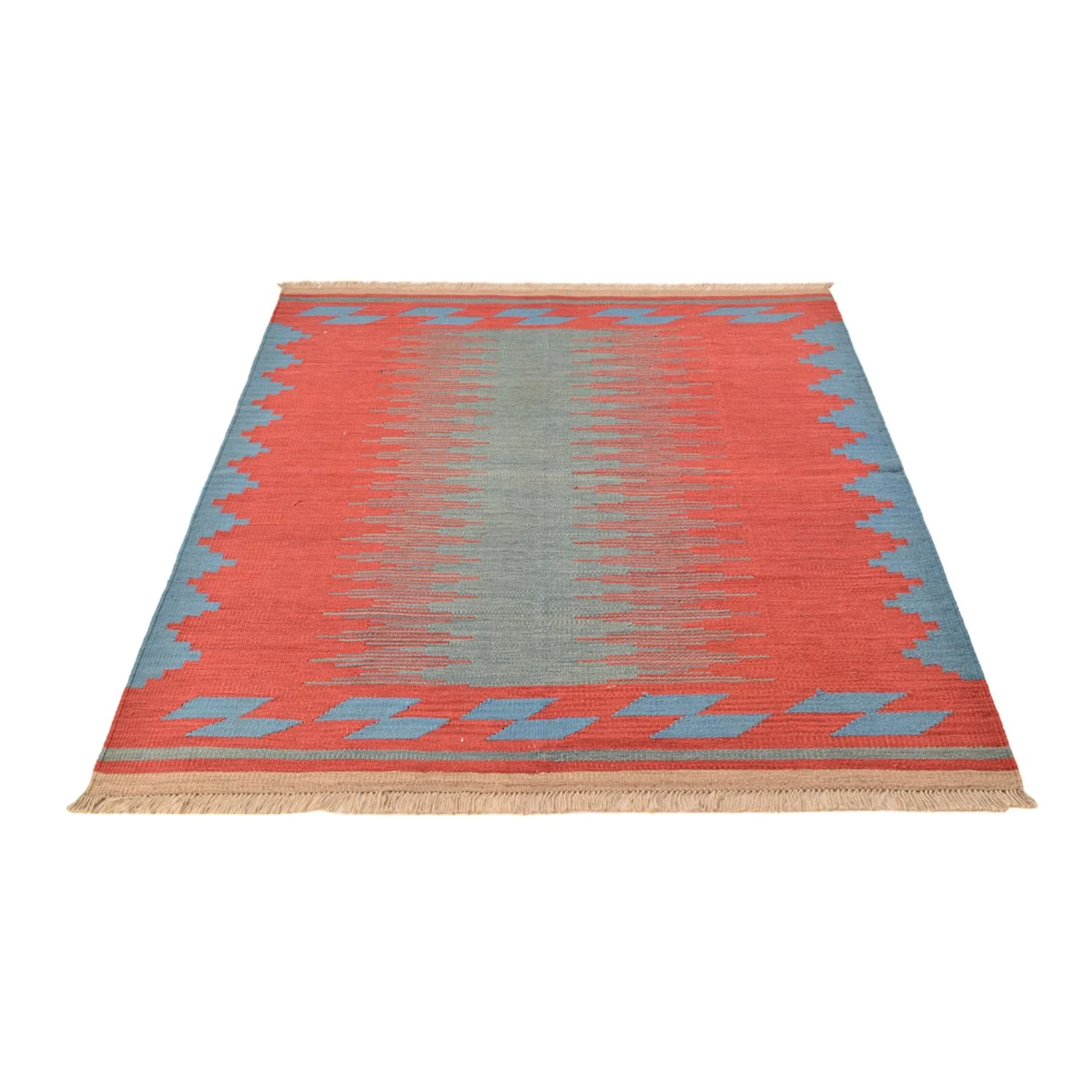 Kelim Modern Teppich 189x146cm - Image 5