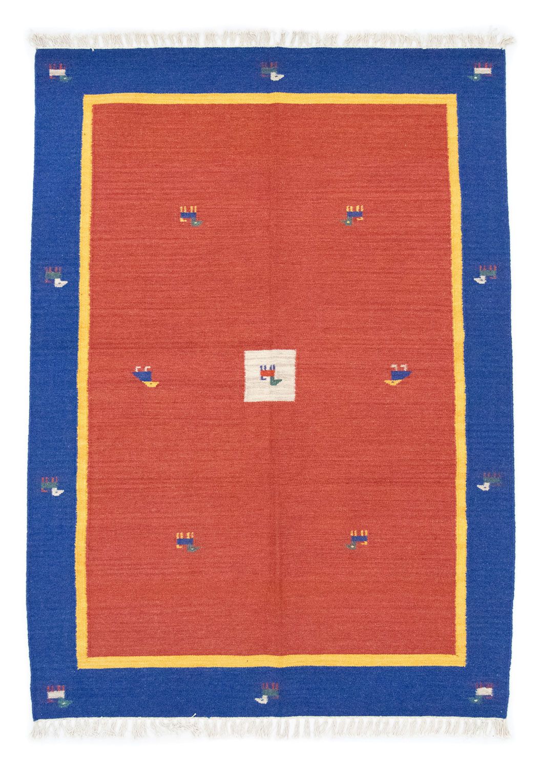 Kelim Teppich - Trendy 200 x 140 cm - orange