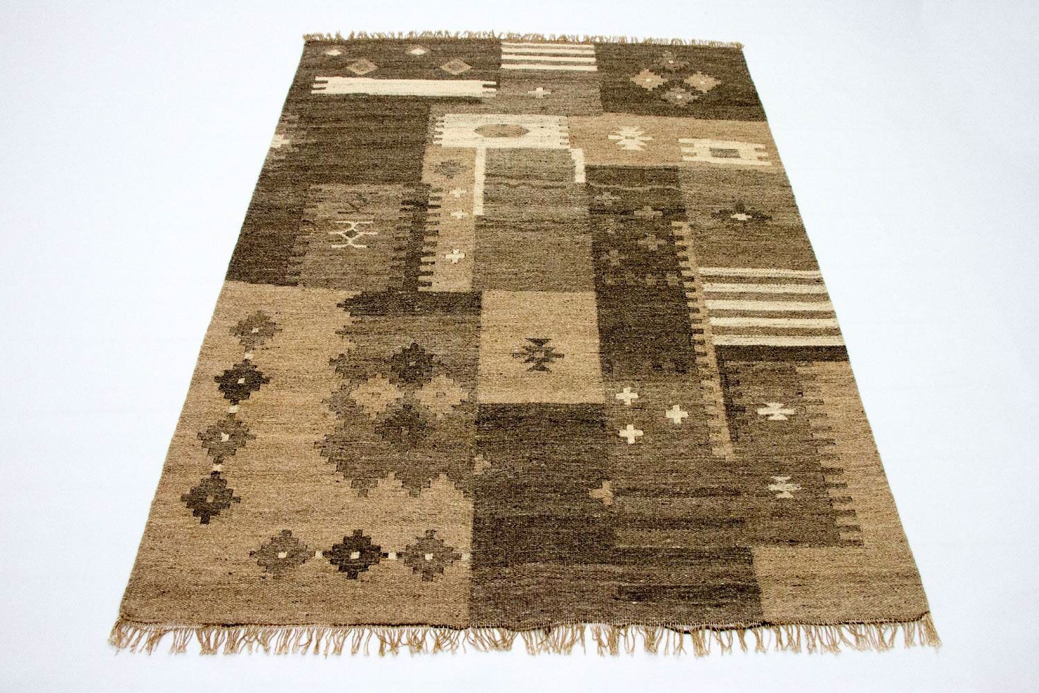 Kelim Teppich - Trendy 200 x 140 cm - mehrfarbig - Image 5