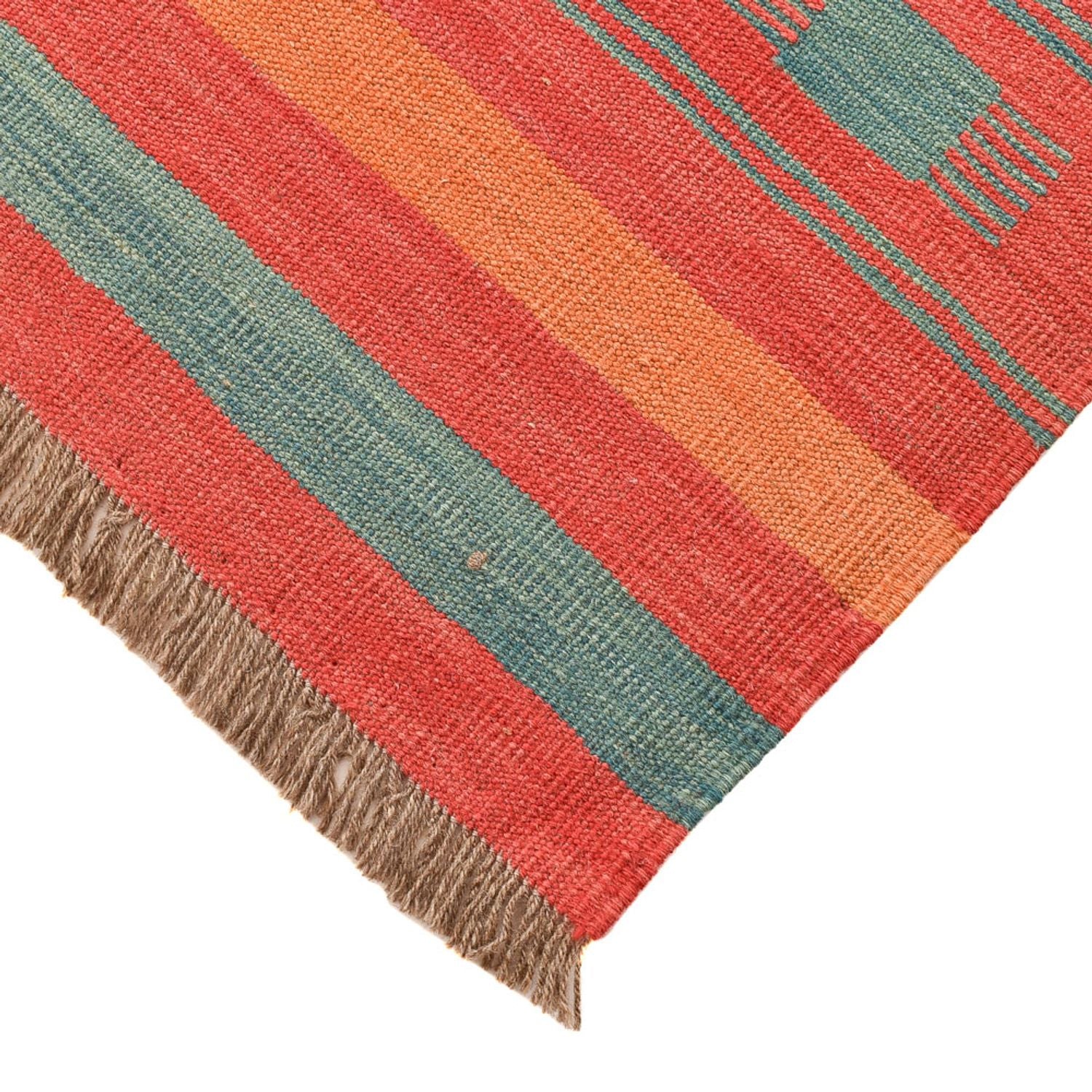 Kelim Teppich - Trendy - 201 x 155 cm - mehrfarbig - Image 2