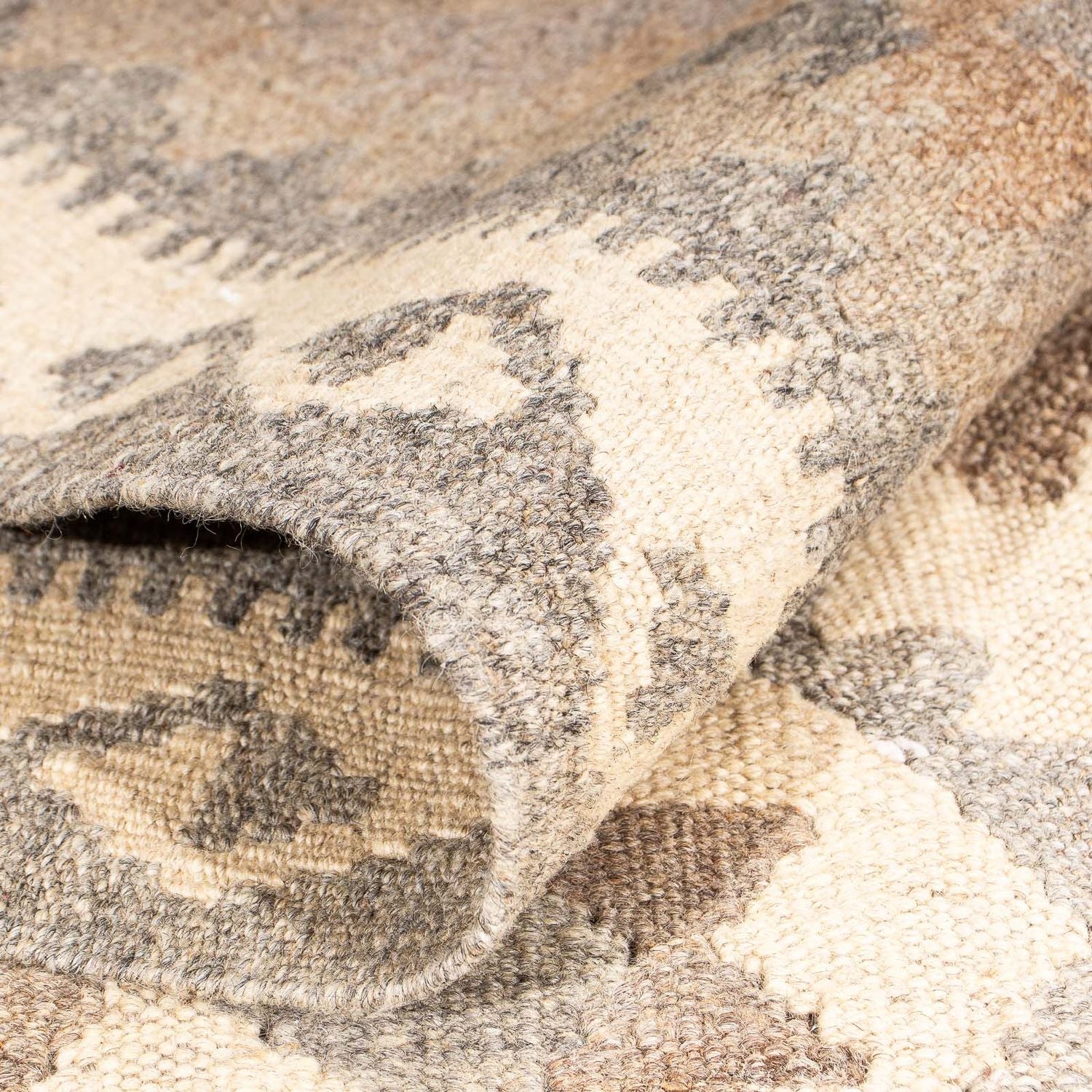 Kelim Teppich - Trendy 205 x 151 cm - beige - Image 4