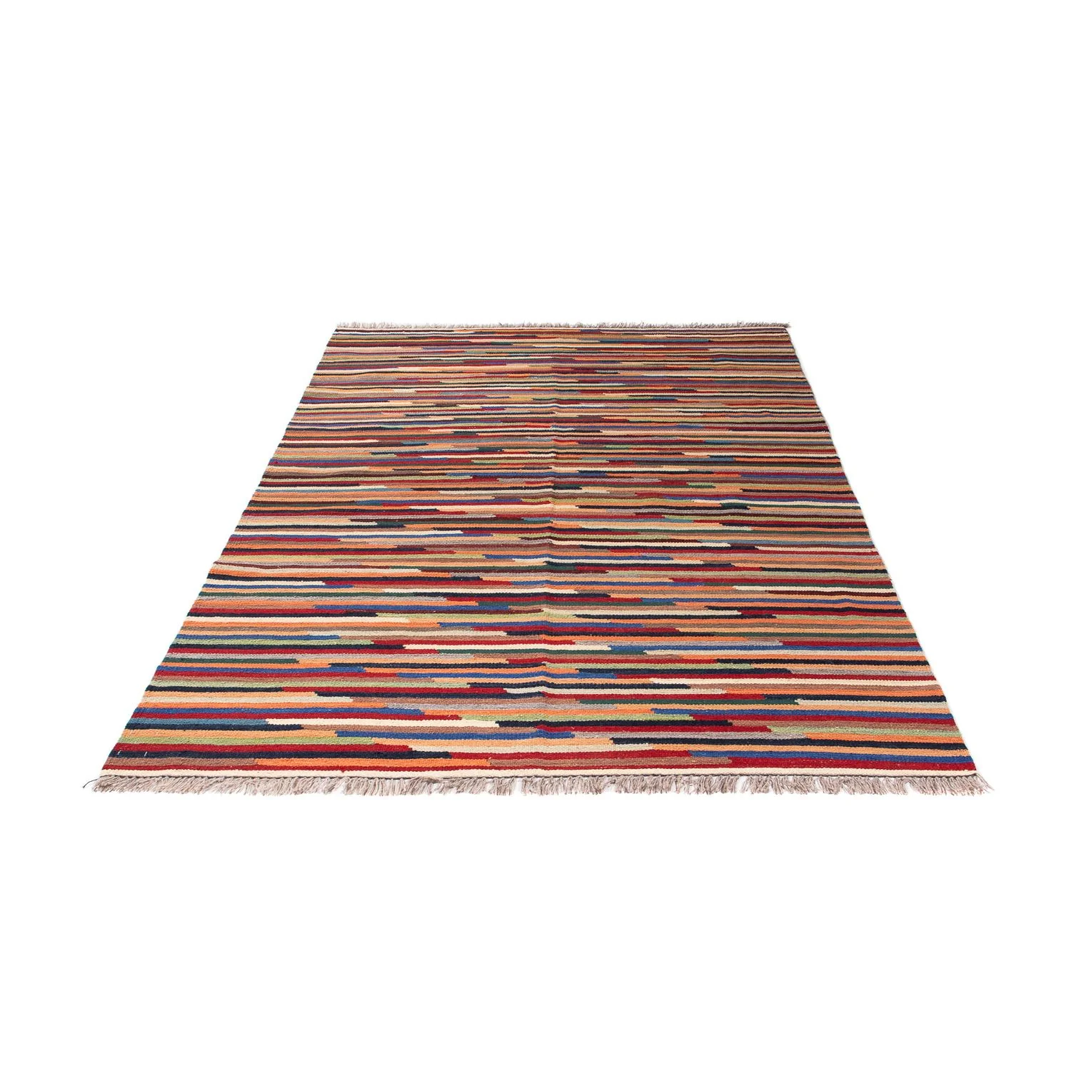 Kelim Teppich - Trendy 206 x 148 cm - mehrfarbig - Image 5