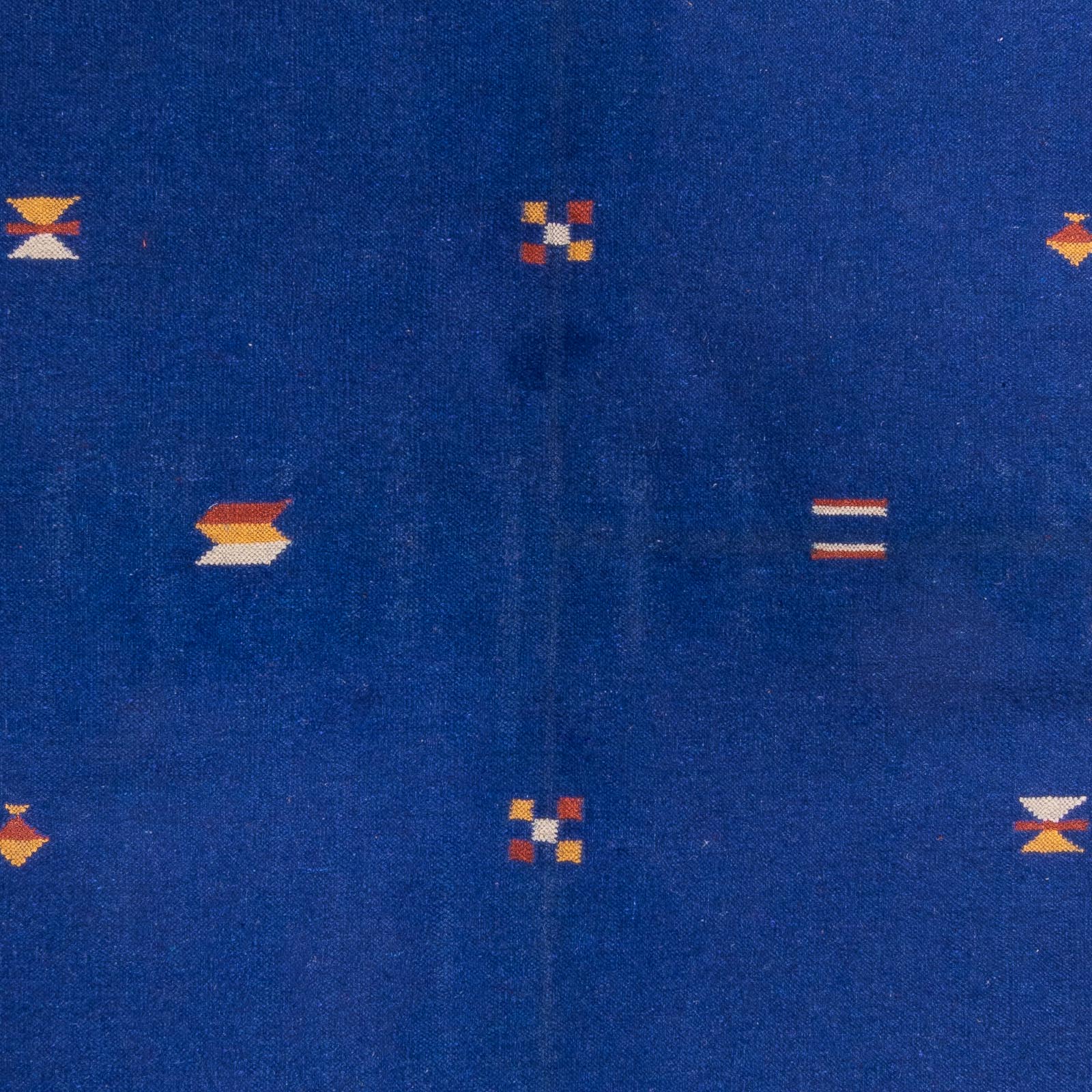 Kelim Teppich - Trendy 240 x 170 cm - dunkelblau - Image 2