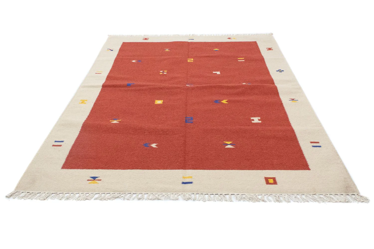 Kelim Teppich - Trendy 240 x 170 cm - rost