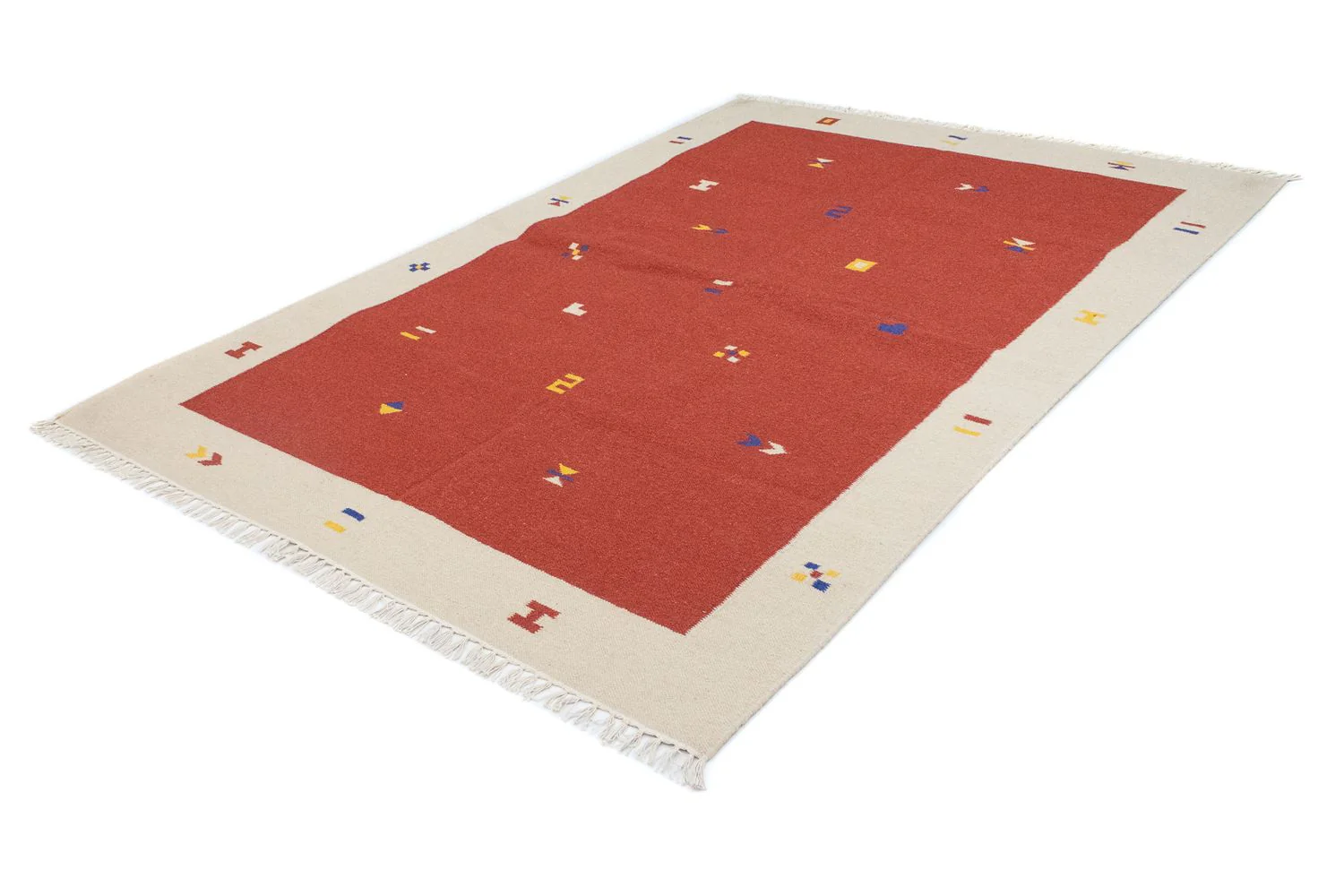 Kelim Teppich - Trendy 240 x 170 cm - rost - Image 3