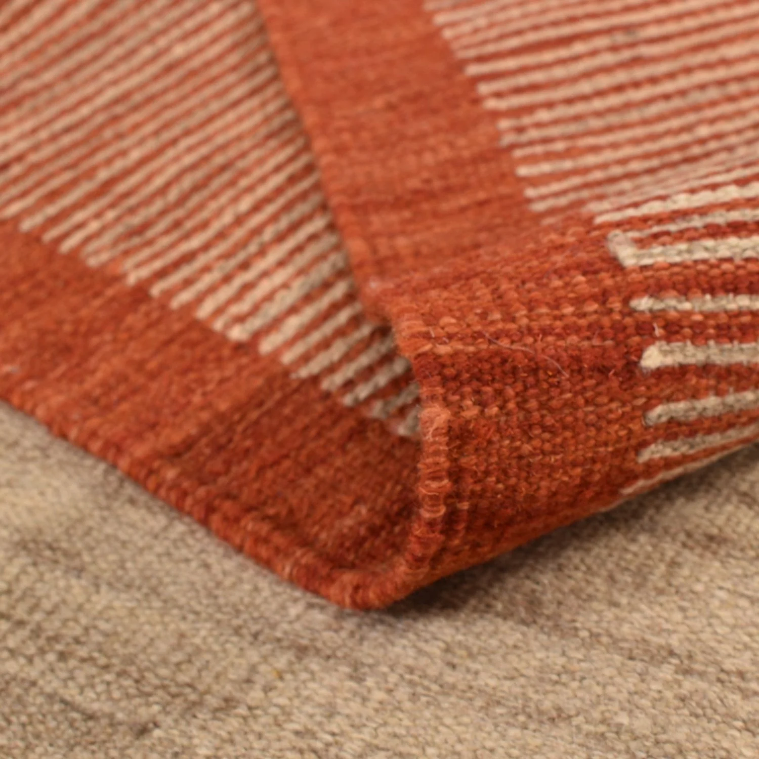 Kelim Teppich - Trendy - 242 x 155 cm - beige - Image 4