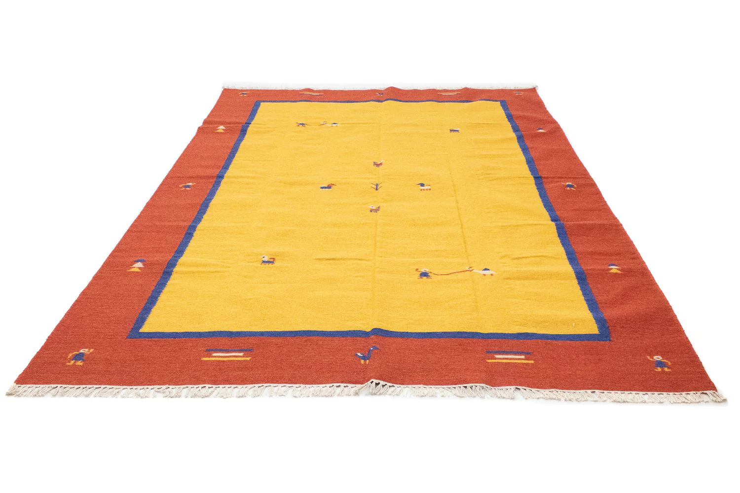 Kelim Teppich - Trendy 300 x 200 cm - gelb - Image 2