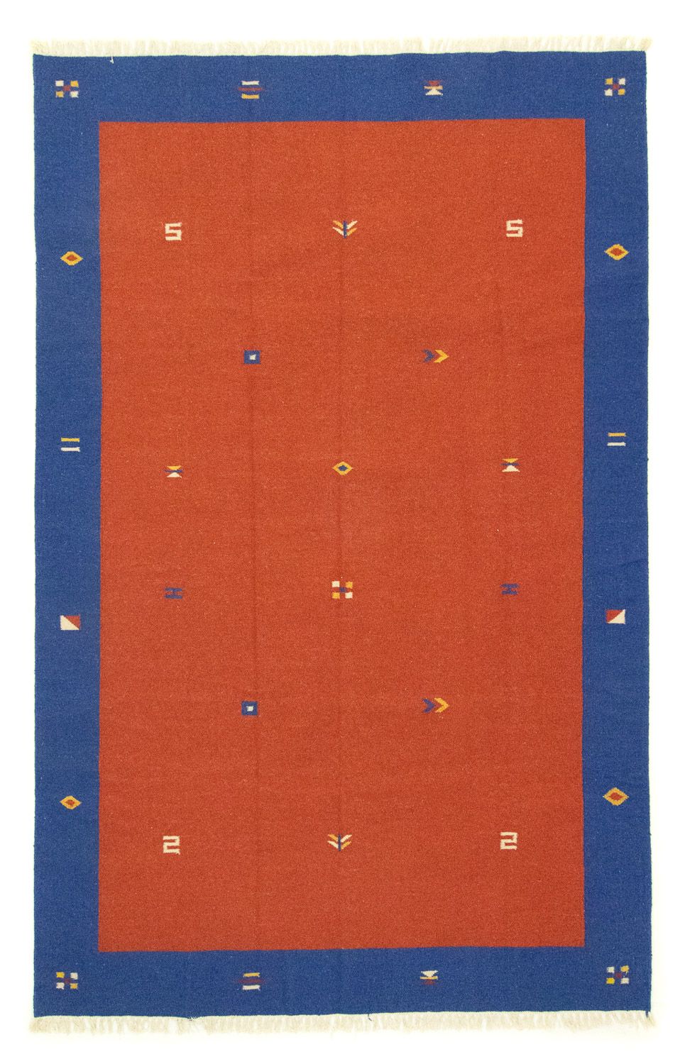 Kelim Teppich - Trendy 300 x 200 cm - rot