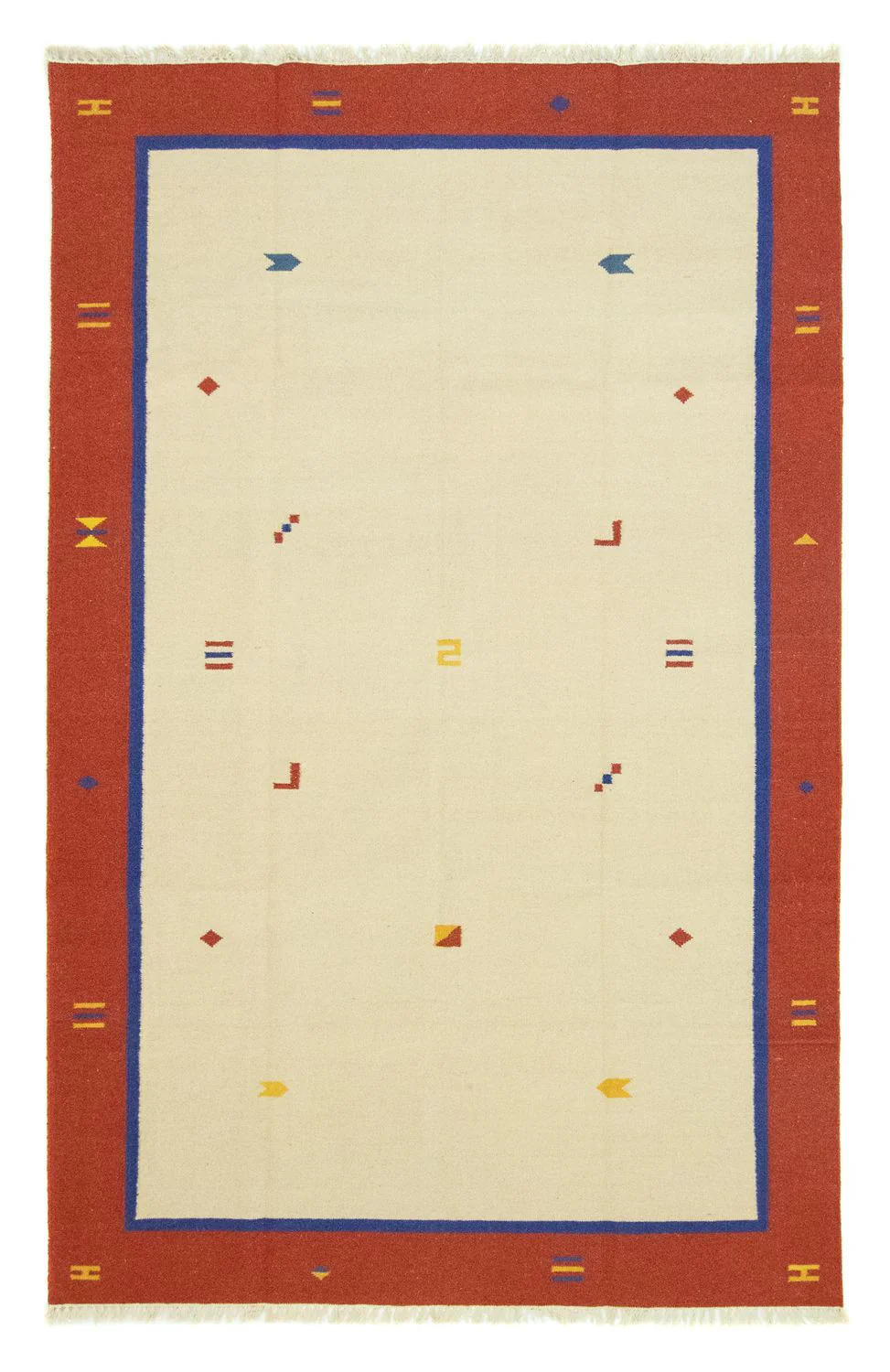 Kelim Teppich - Trendy 300 x 200 cm - beige
