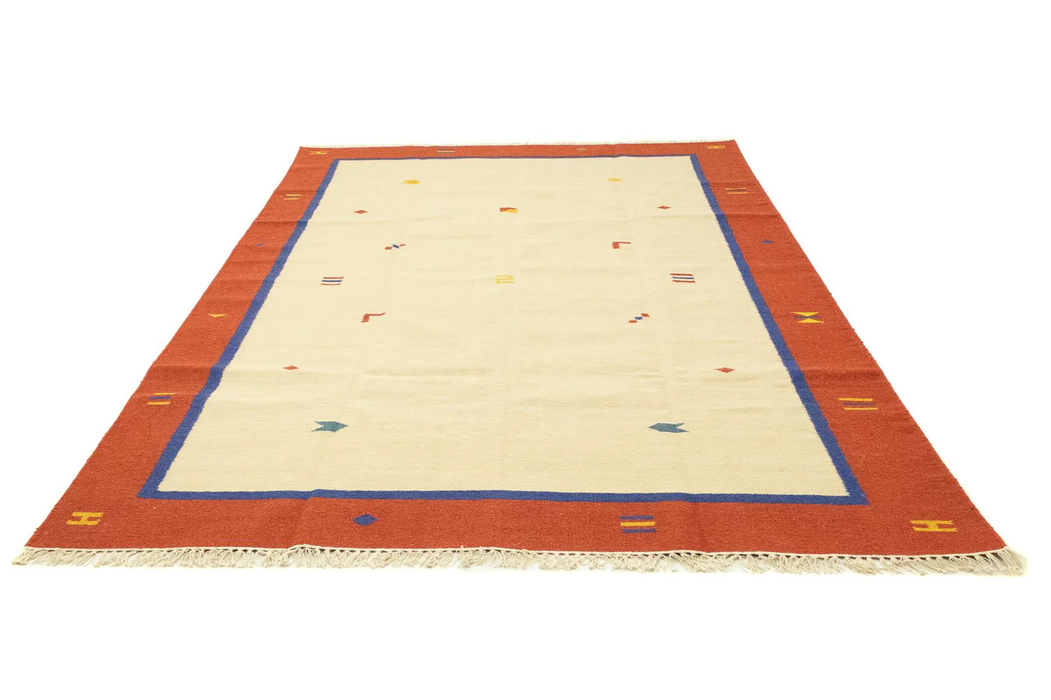 Kelim Teppich - Trendy 300 x 200 cm - beige - Image 2