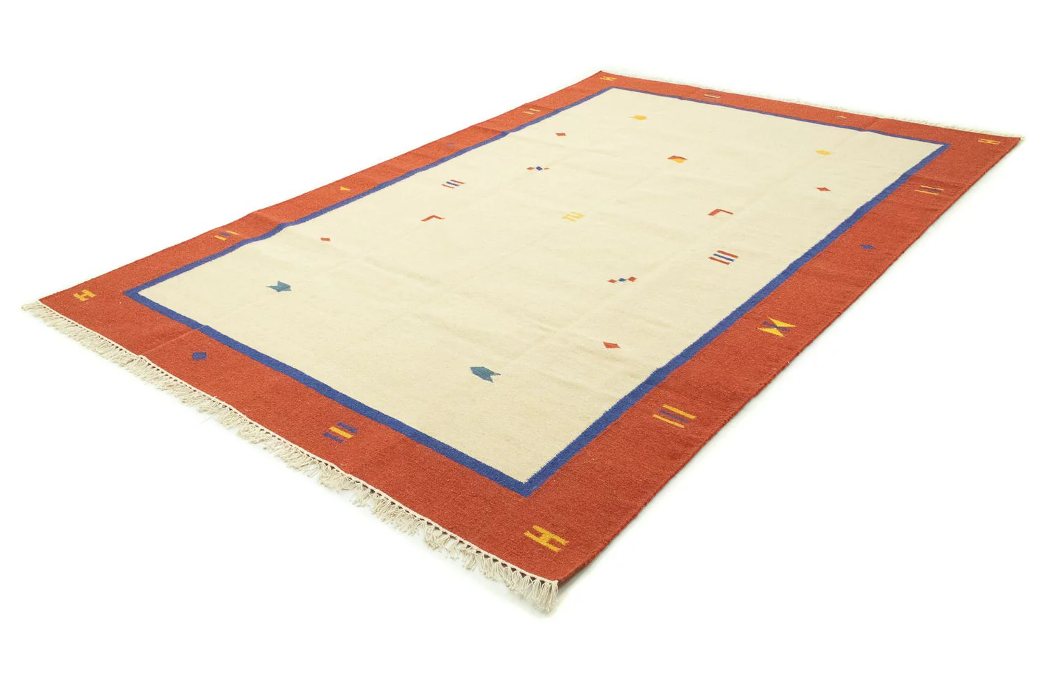 Kelim Teppich - Trendy 300 x 200 cm - beige - Image 3