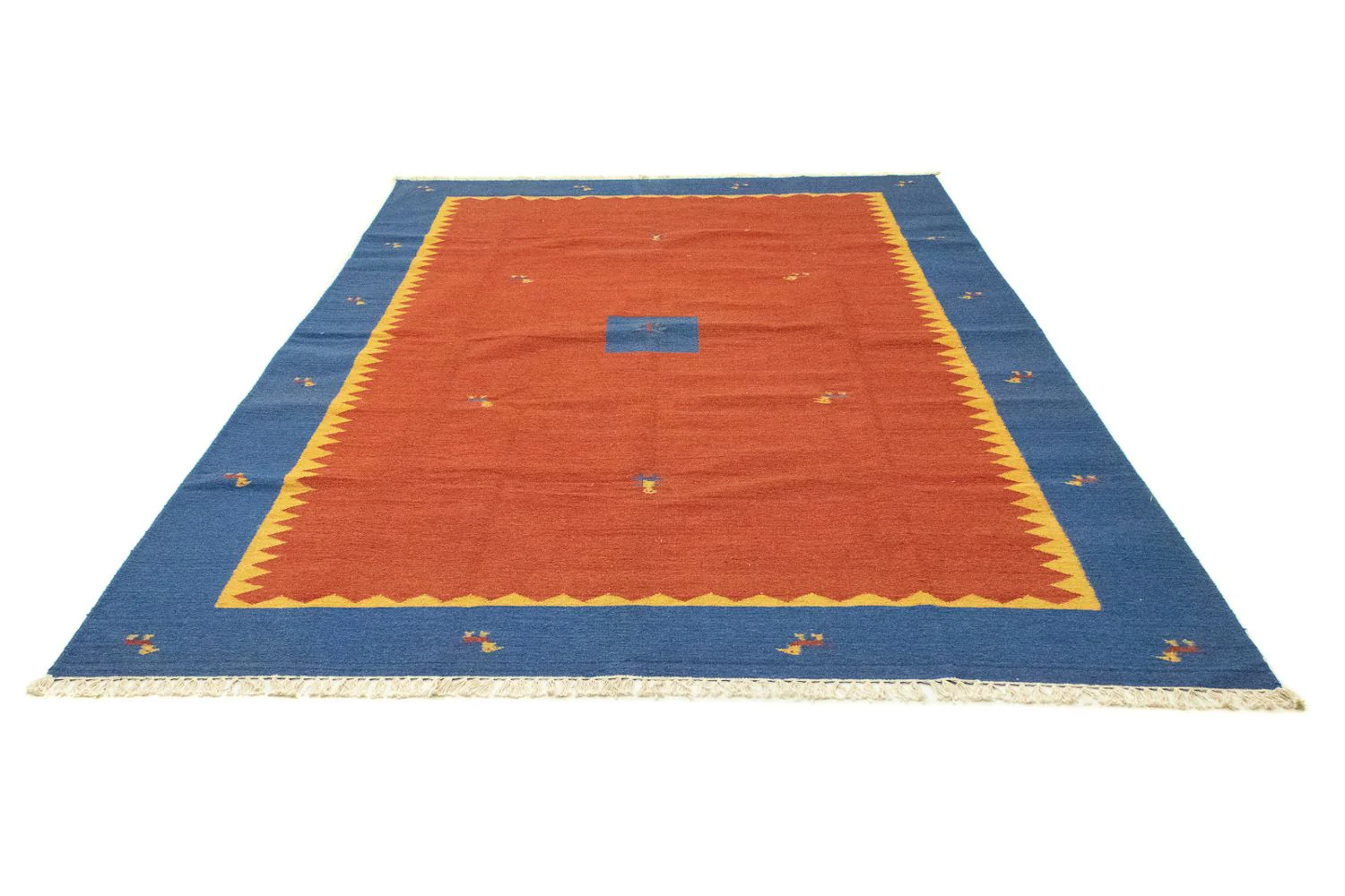 Kelim Teppich - Trendy 300 x 200 cm - orange - Image 5