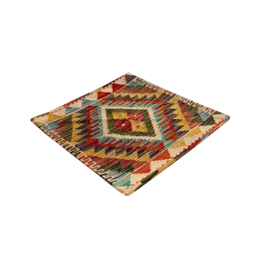 Kissen - Kelim befüllbar quadratisch - 50 x 50 cm - mehrfarbig - Image 4