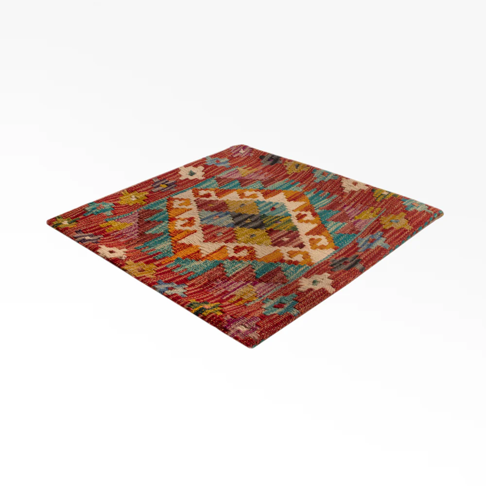 Kissen - Kelim befüllbar quadratisch - 50 x 50 cm - mehrfarbig - Image 4