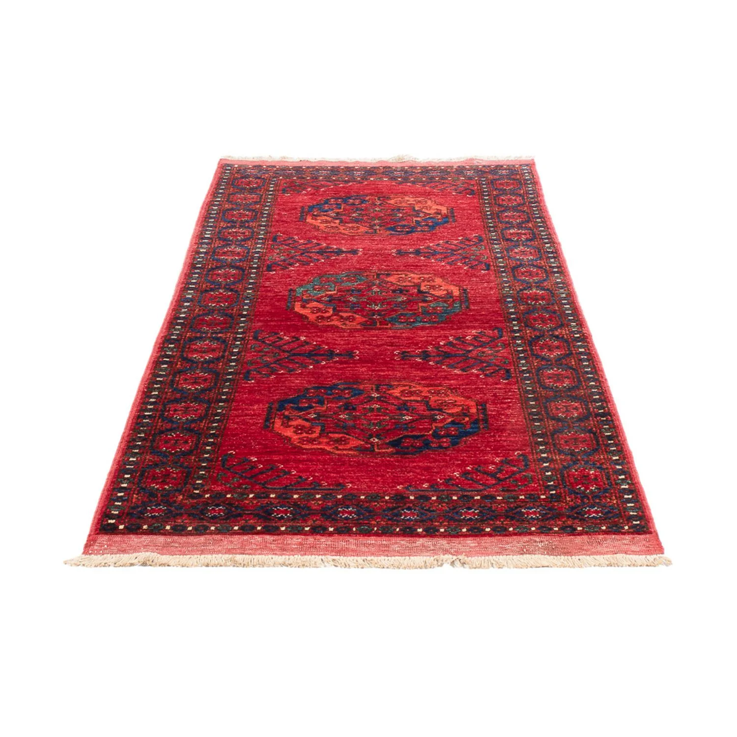 Läufer Afghan - 207 x 80 cm - rot - Image 5