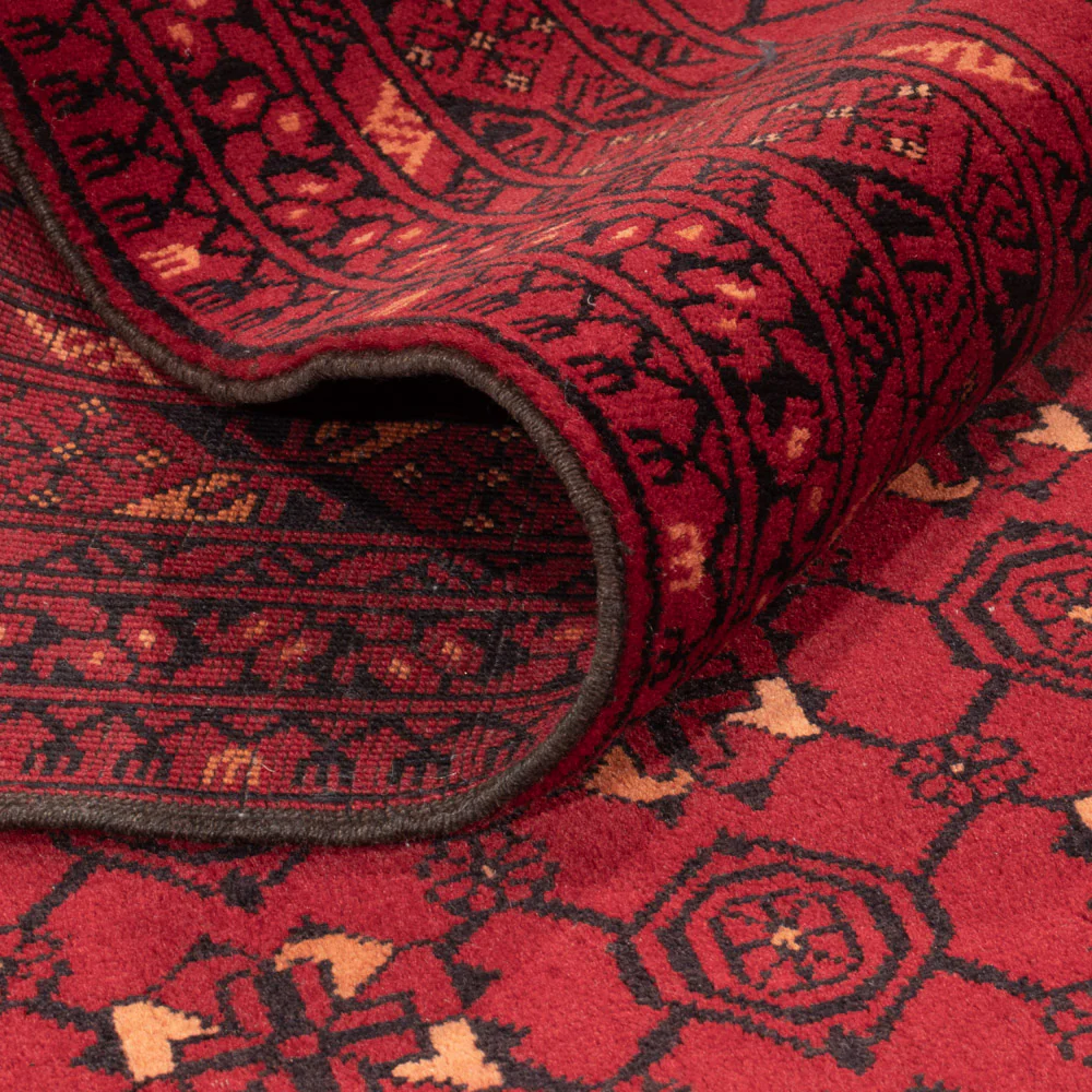 Läufer Afghan - 277 x 89 cm - rot - Image 4