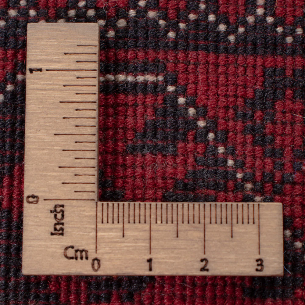 Läufer Afghan - 300 x 82 cm - dunkelrot - Image 7