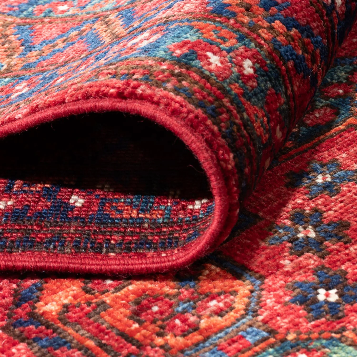 Läufer Afghan - 395 x 76 cm - rot - Image 4