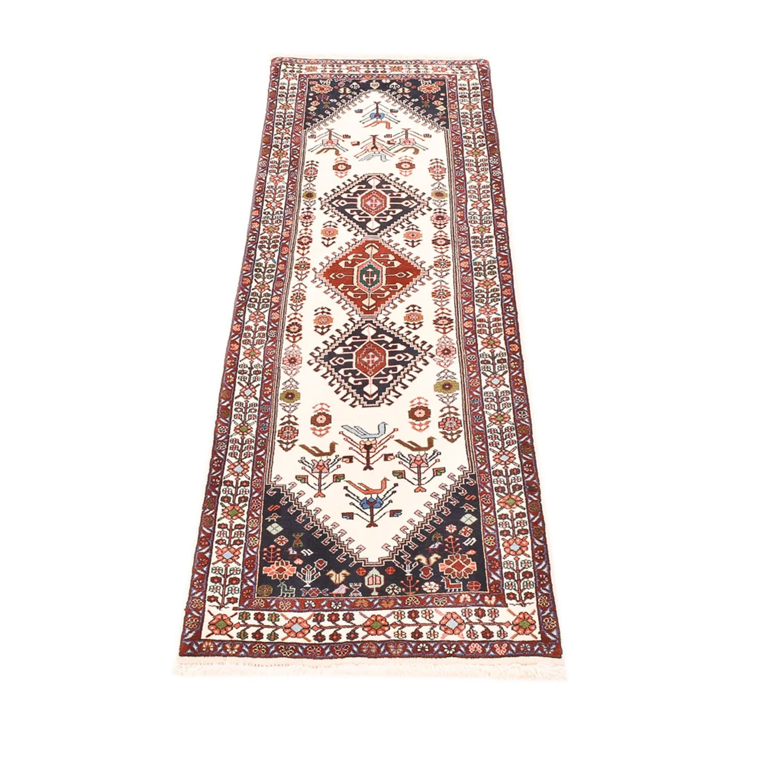 Läufer Gabbeh - Kaschkuli Perser - 200 x 63 cm - mehrfarbig - Image 5