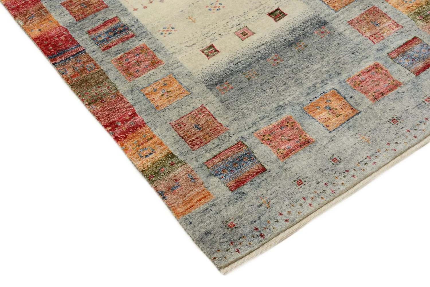 Läufer Gabbeh - Loribaft Indus - 295 x 82 cm - mehrfarbig - Image 5