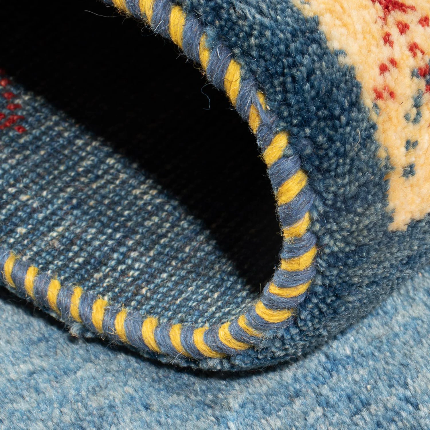 Gabbeh Persisch Teppich 136x52cm - Perserteppich Wollteppich - Image 4
