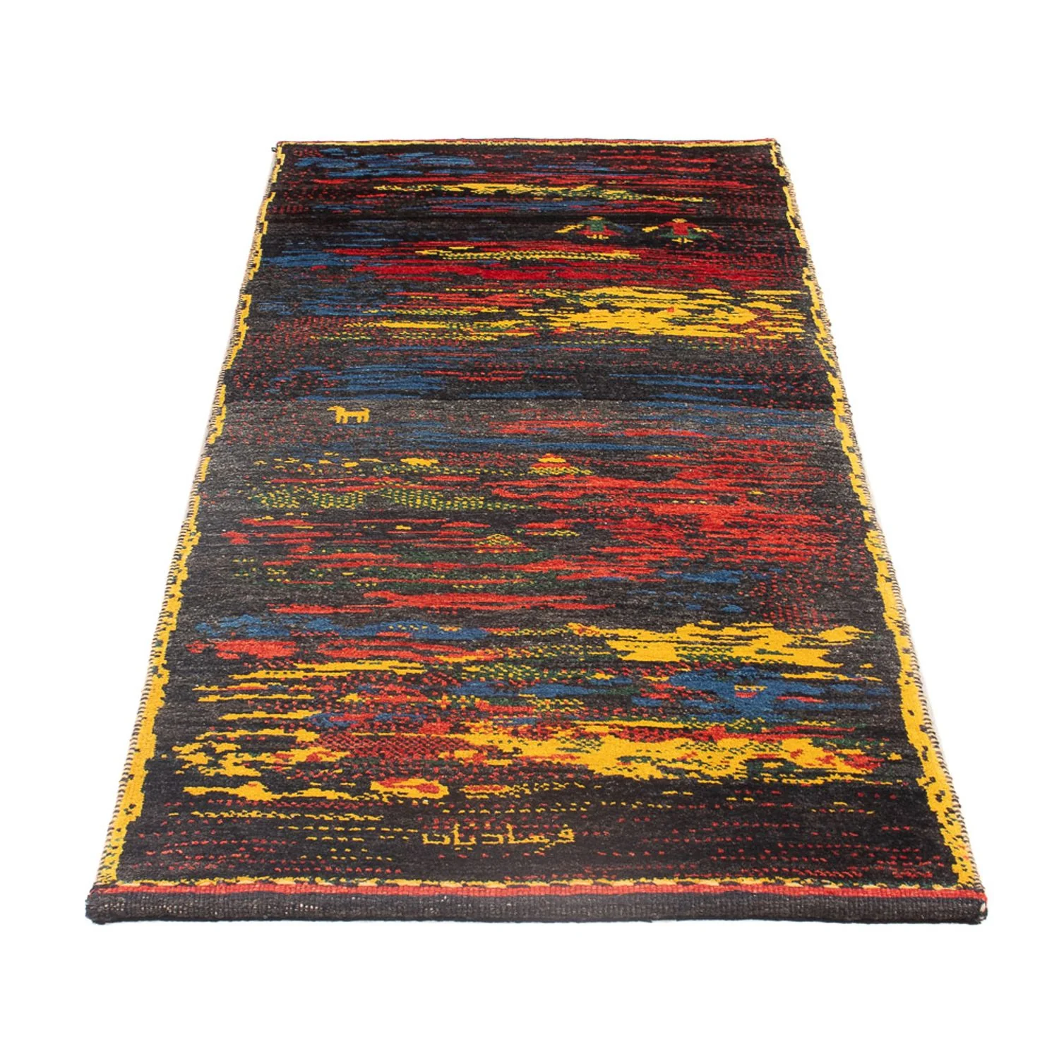 Gabbeh Persisch Teppich 185x68cm - Perserteppich Wollteppich - Image 5