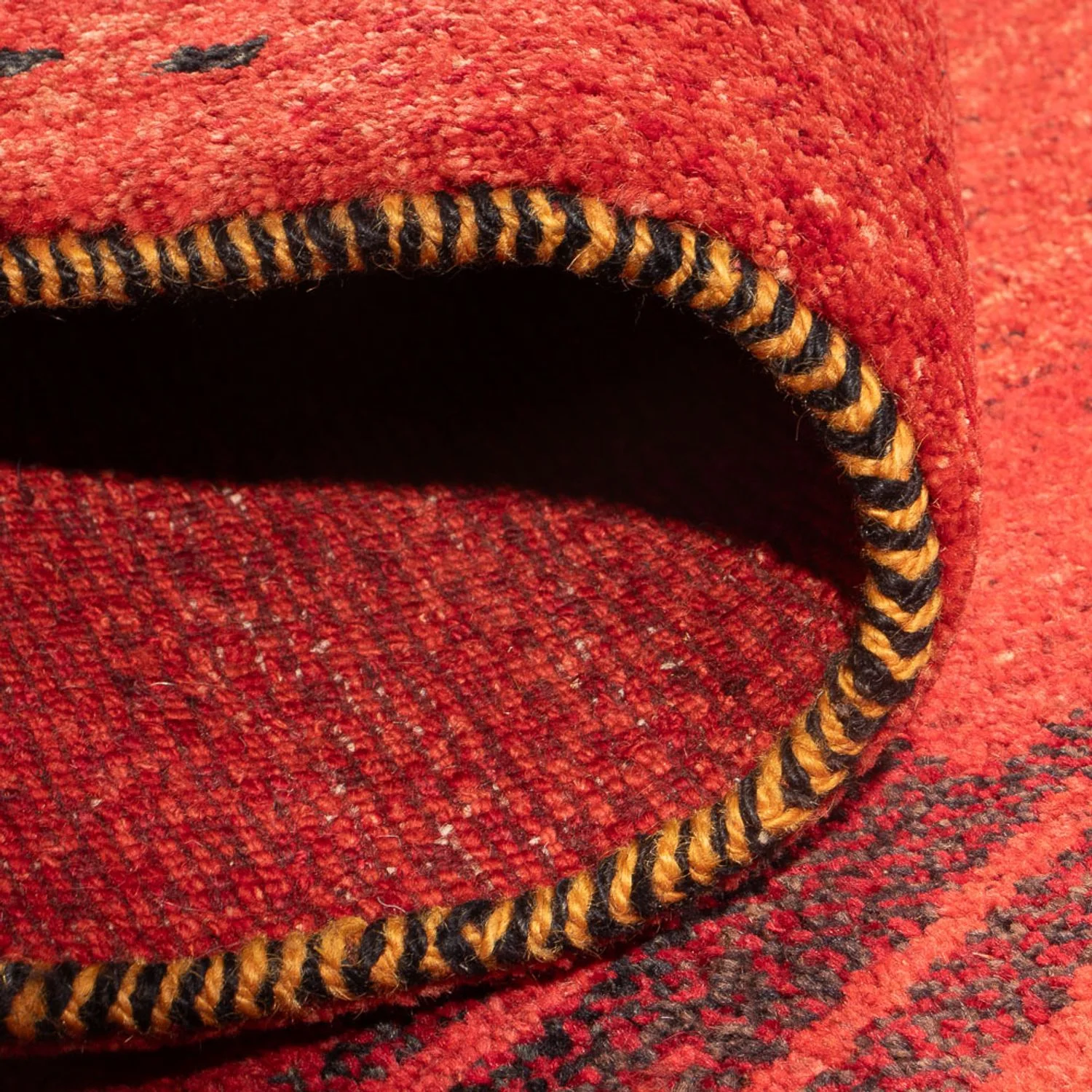 Gabbeh Persisch Teppich 200x83cm - Perserteppich Wollteppich - Image 4