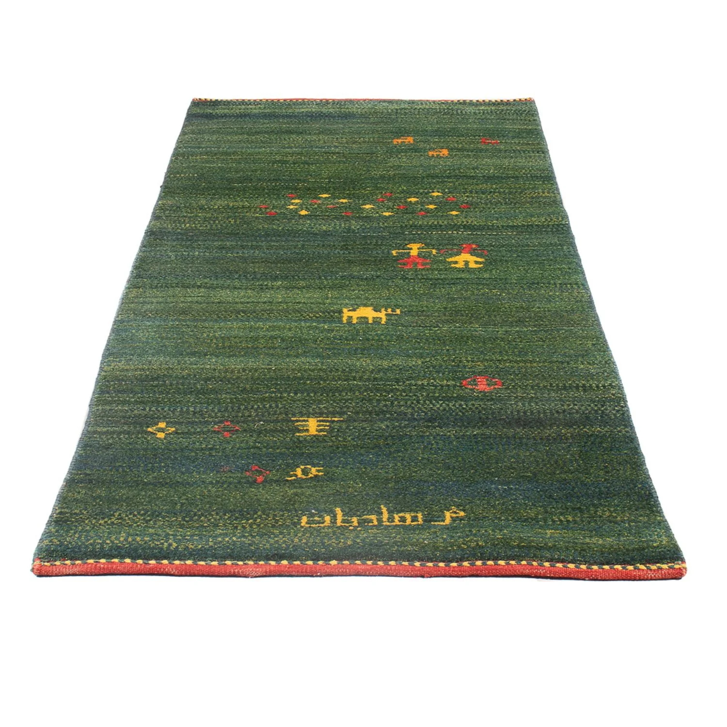 Läufer Gabbeh - Perser - 202 x 78 cm - grün - Image 5
