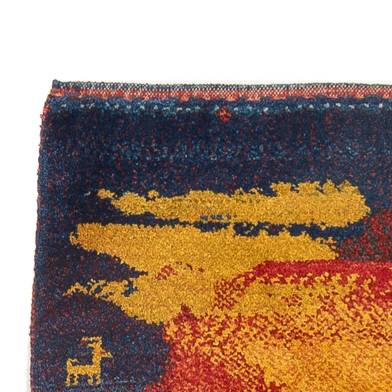 Gabbeh Persisch Teppich 212x80cm - Perserteppich Wollteppich - Image 3