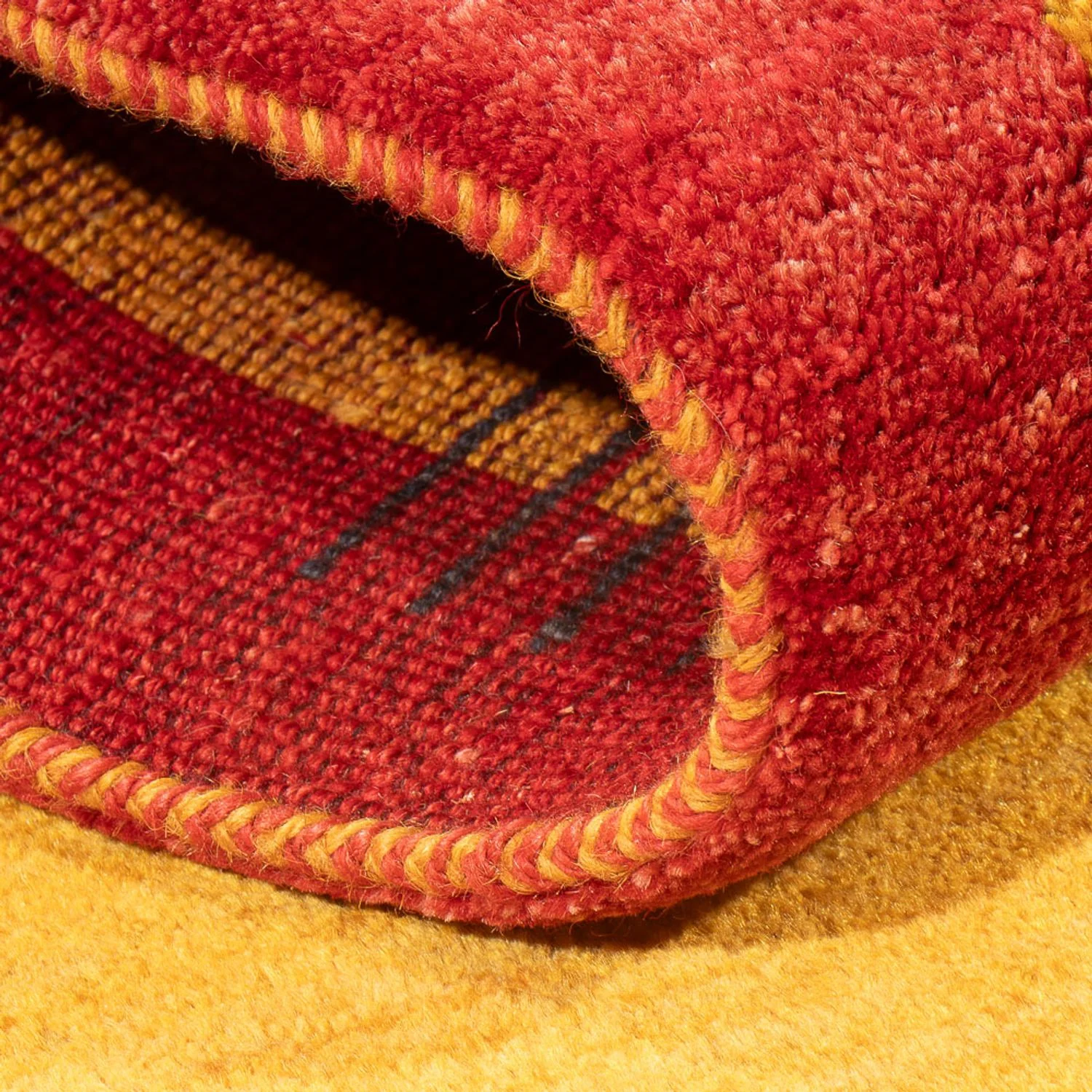 Gabbeh Persisch Teppich 215x70cm - Perserteppich Wollteppich - Image 4