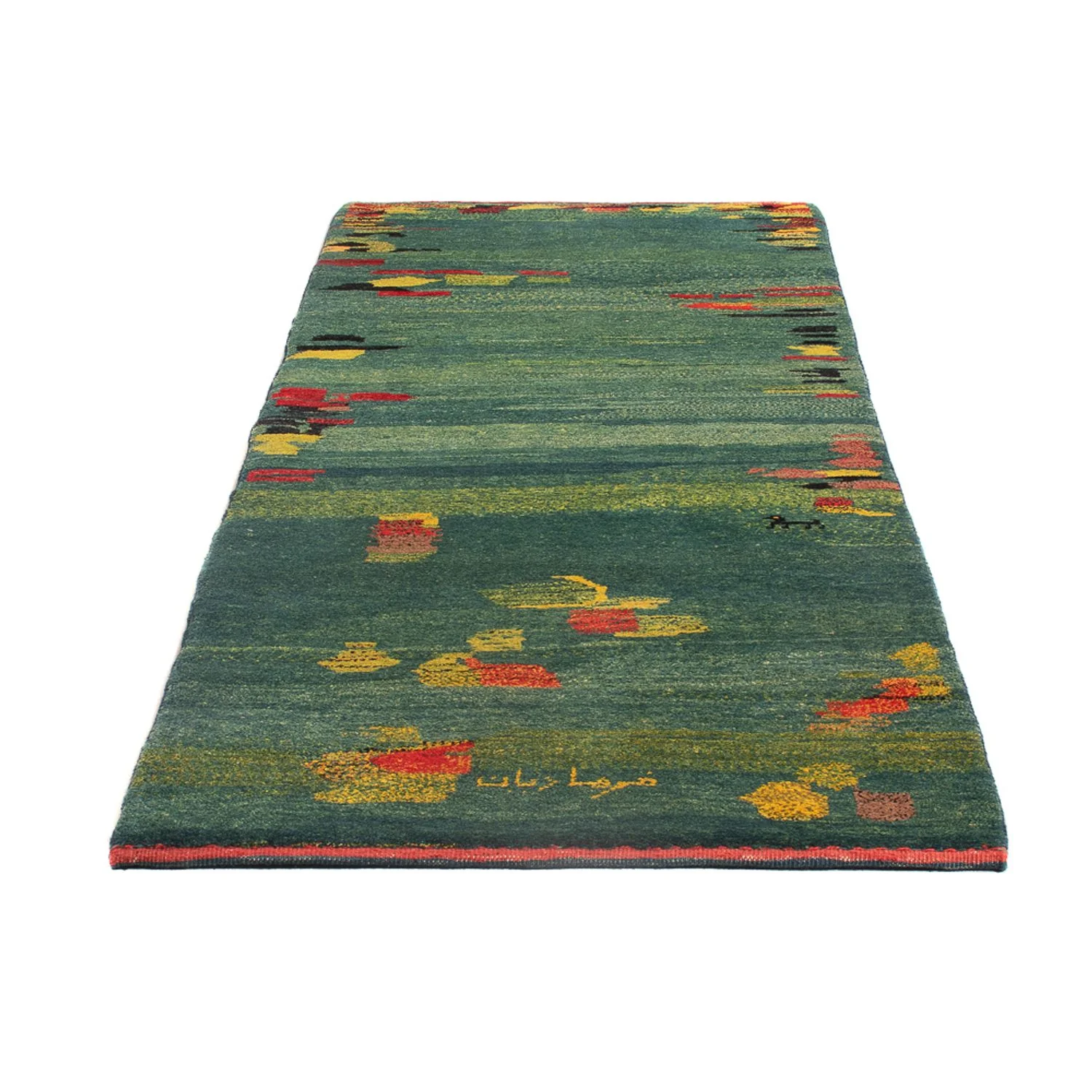 Gabbeh Persisch Teppich 218x87cm - Perserteppich Wollteppich - Image 5