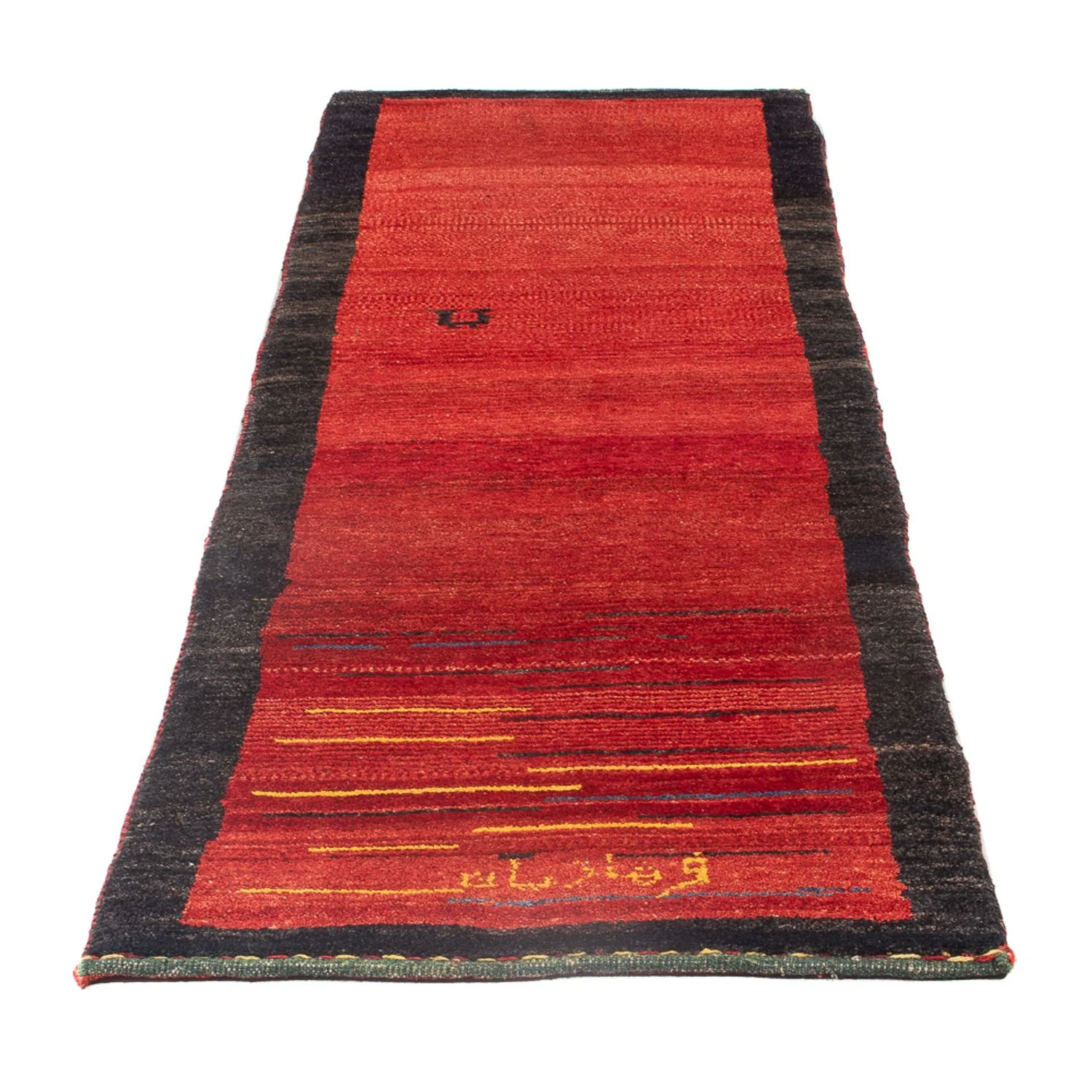 Gabbeh Persisch Teppich 228x70cm - Perserteppich Wollteppich - Image 5
