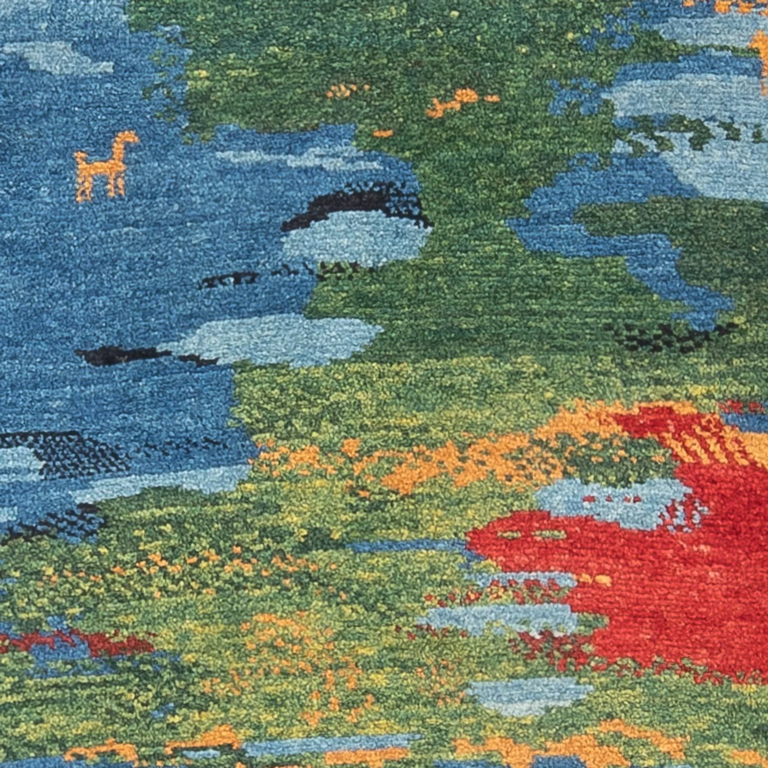 Gabbeh Persisch Teppich 242x78cm - Perserteppich Wollteppich - Image 2