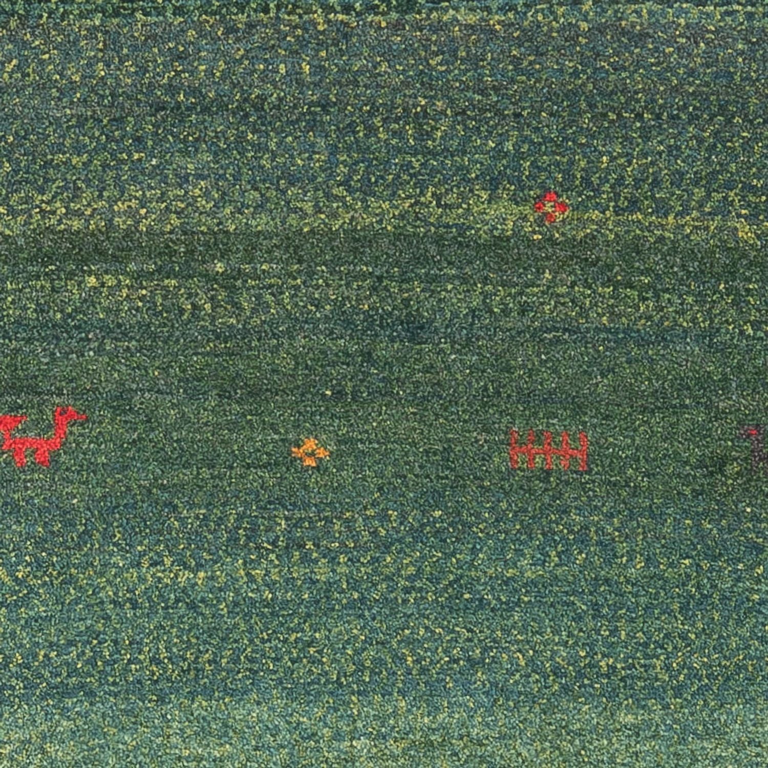 Läufer Gabbeh - Perser - 270 x 75 cm - dunkelgrün - Image 2