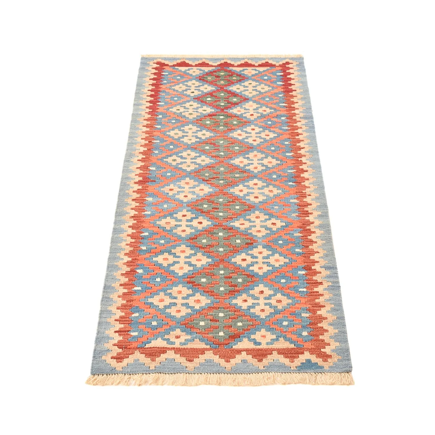 Läufer Kelim - Oriental - 193 x 64 cm - mehrfarbig - Image 5