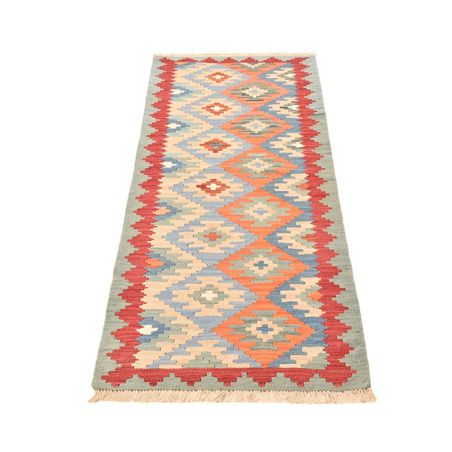 Läufer Kelim - Oriental - 194 x 66 cm - mehrfarbig - Image 5