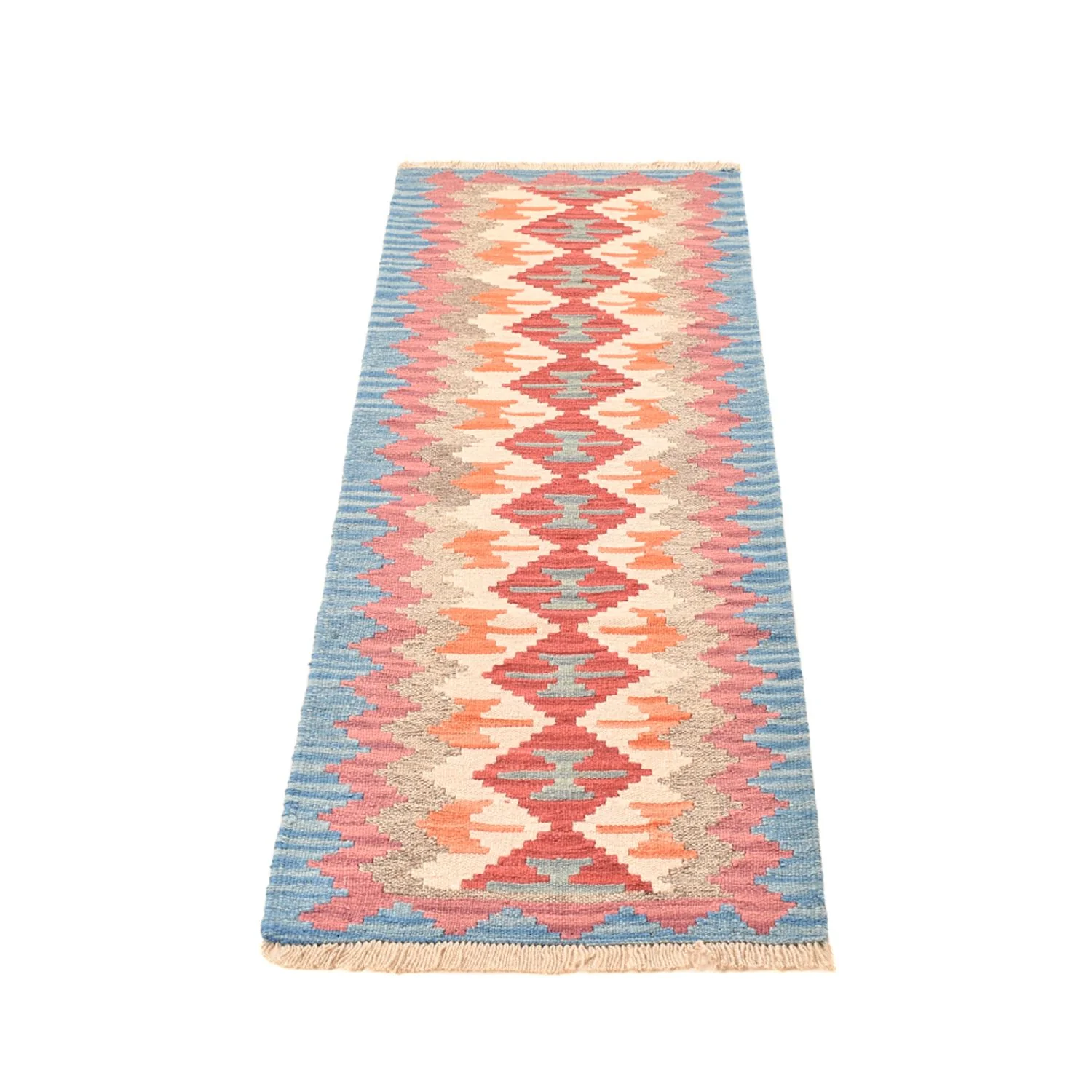 Läufer Kelim - Oriental - 196 x 56 cm - mehrfarbig - Image 5