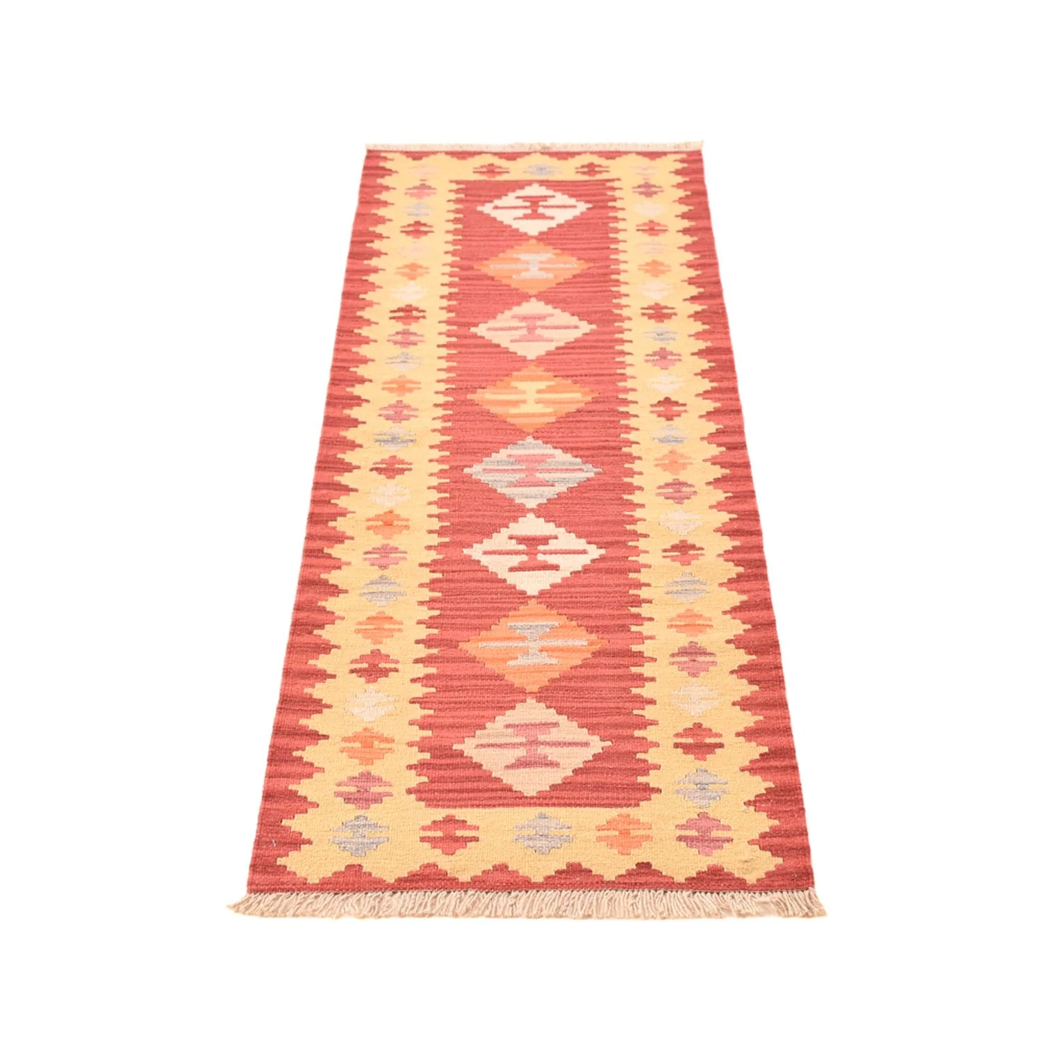 Läufer Kelim - Oriental - 197 x 60 cm - mehrfarbig - Image 5