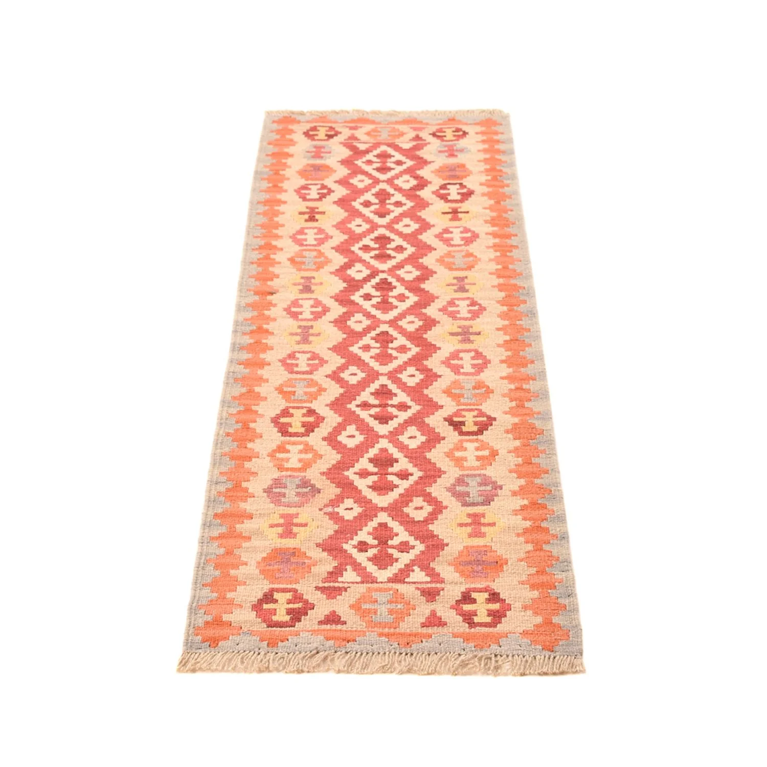 Läufer Kelim - Oriental - 199 x 55 cm - mehrfarbig - Image 5