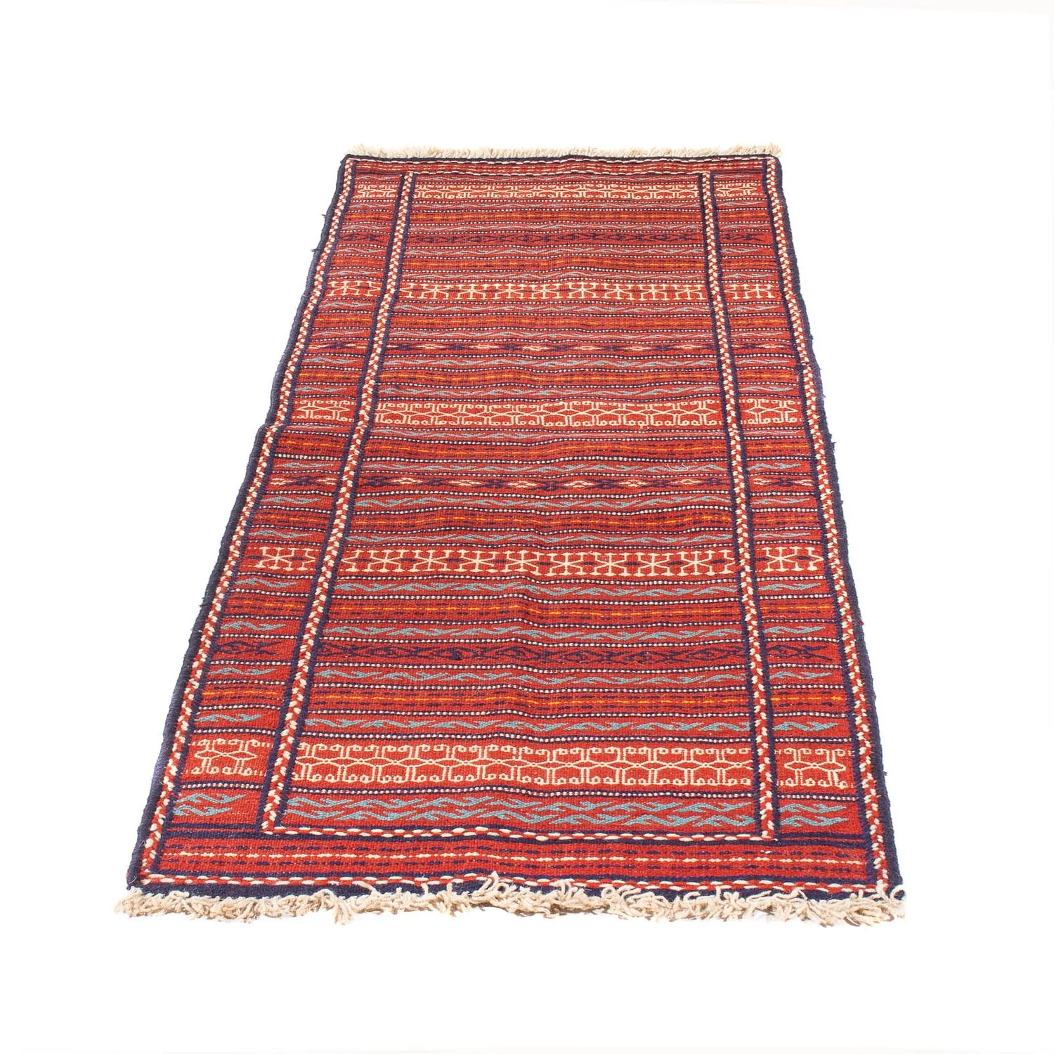 Läufer Kelim - Oriental - 200 x 70 cm - mehrfarbig - Image 5