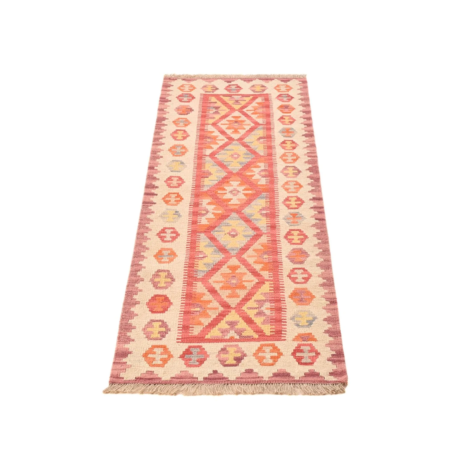 Läufer Kelim - Oriental - 201 x 60 cm - mehrfarbig - Image 5