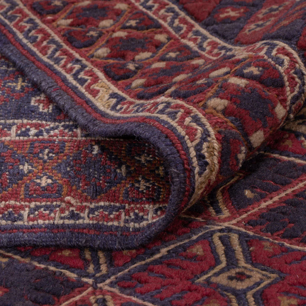 Kelim Afghan Teppich 208x190cm - Image 5