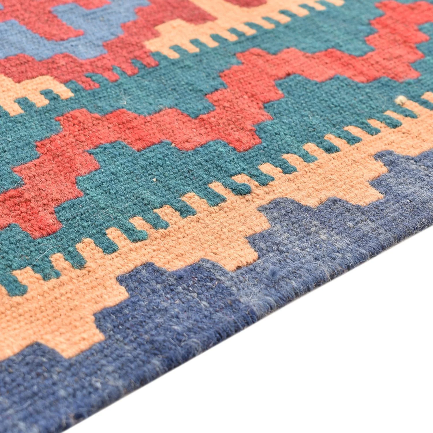 Läufer Kelim - Oriental - 210 x 62 cm - mehrfarbig - Image 3