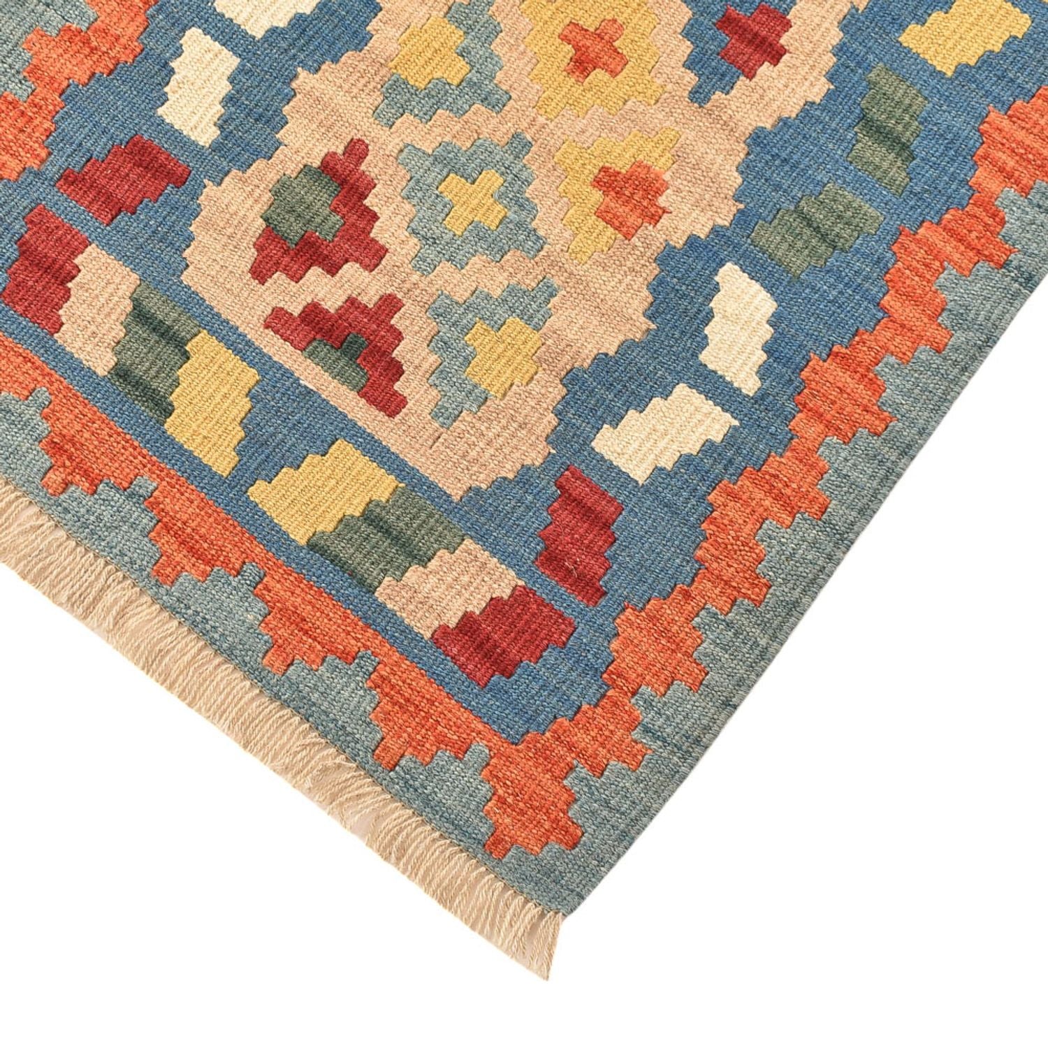 Läufer Kelim - Oriental - 210 x 67 cm - mehrfarbig - Image 2