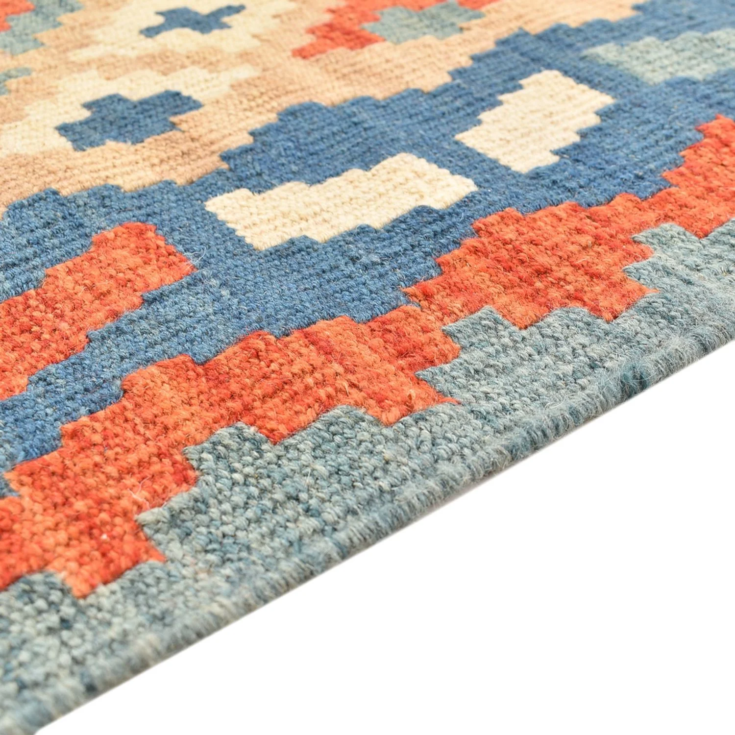 Läufer Kelim - Oriental - 210 x 67 cm - mehrfarbig - Image 3